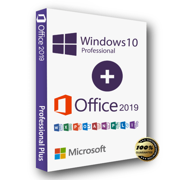 Windows 10 pro and Office 2019