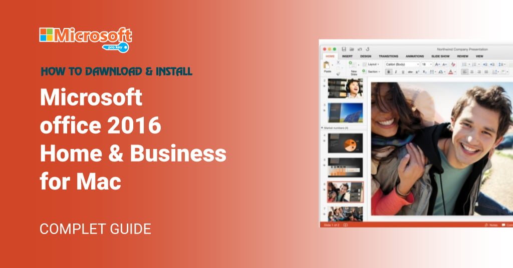 Microsoft office 2016 Home & Business for Mac