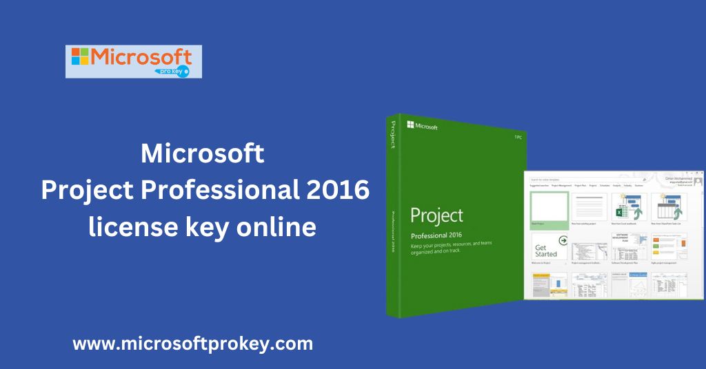Microsoft Project Professional 2016 license key online