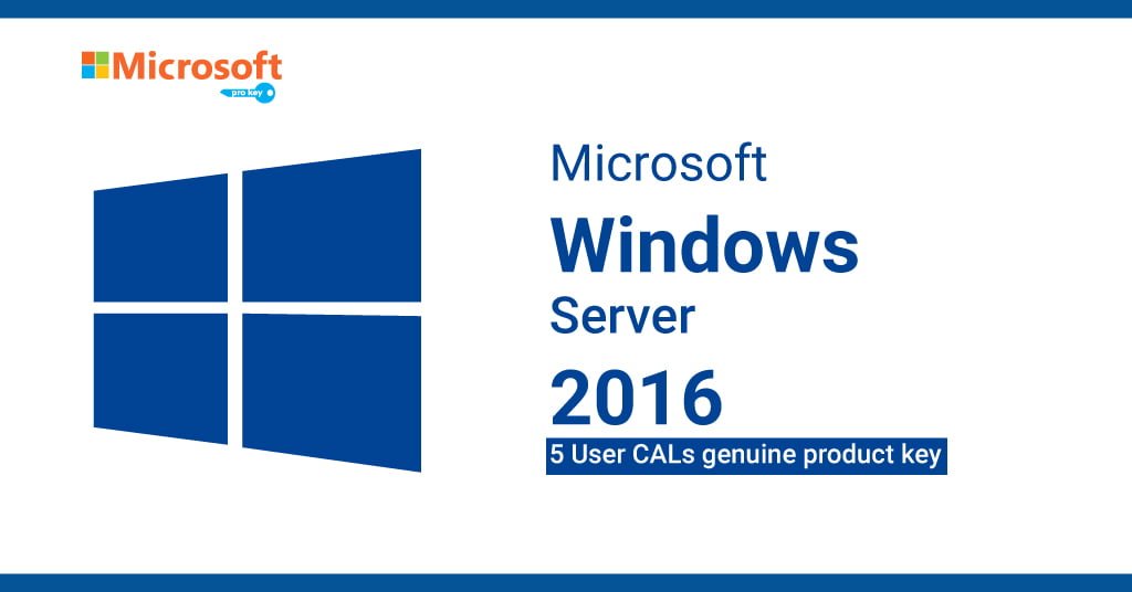 Windows Server 2016 5 User CALs