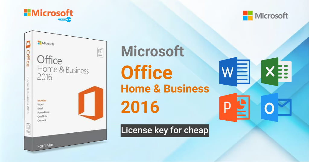 Microsoft Office Home and Business 2016