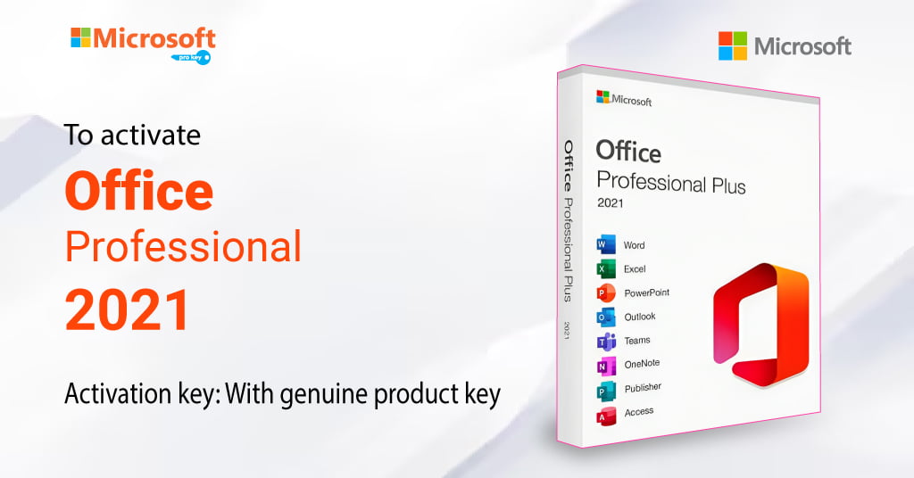 Office 2021 genuine product key activation key
